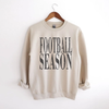 Distressed Football Season Crewneck Sweatshirt by Hey Jude Graphic Tees