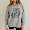 Distressed Football Season Crewneck Sweatshirt by Hey Jude Graphic Tees
