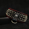 the "DAVID" hand stitched 3.15 inch wide show collar by Bestia Dog Gear