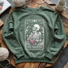 Skeleton Crocheter Tarot Sweatshirt by YarnMerch