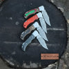 Handmade Damascus Steel Folding Knife – 4 Premium Handle Variations by JW SteelCrafts