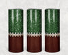 Football 20 oz Skinny Tumbler by Anchored Grace Boutique