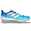 "Frozen" Adidas Adizero Afterburner 8 Cleats by Stadium Custom Kicks