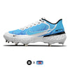 "Frozen Tundra" Nike Alpha Huarache Elite 3 Low Cleats