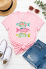 Preppy Summer Coastal Fish Graphic Tee by Ocean & 7th