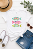Preppy Summer Coastal Fish Graphic Tee by Ocean & 7th