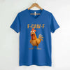 Funny F-Caw-F Rooster Unisex V-Neck T-Shirt by Adorb Custom Tees