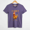 Funny F-Caw-F Rooster Unisex V-Neck T-Shirt by Adorb Custom Tees