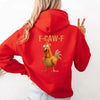 Funny F-Caw-F Rooster Hoodie by Adorb Custom Tees