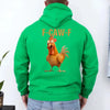 Funny F-Caw-F Rooster Hoodie by Adorb Custom Tees
