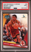 Graded 2023 Topps Bowman U Chrome Bronny James #95 Refractor Rookie RC Basketball Card PSA 9 Mint