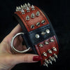 "Silver Giant" collar Red by Bestia Dog Gear