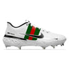 "G Stripes" Nike Alpha Huarache Elite 3 Low Cleats by Stadium Custom Kicks
