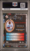 Graded 2022 Topps Stadium Club Chrome Bryce Harper #RL5 Trophy Hunters Wave Refractor Baseball Card PSA 10 Gem Mint
