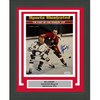 Framed Autographed/Signed Bill Gadsby Detroit Red Wings 8x10 Hockey Photo JSA COA
