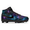 "Galaxy Gold" Jordan 1 Retro MCS Cleats by Stadium Custom Kicks