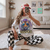 Purple & Gold Retro "LSU" Tigers Graphic Tee by Everyday Customs Co.