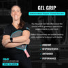 Hesacore Pickleball Gel Grip 5.25 Regular Fit Light Blue by The Mad Pickler