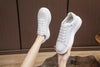 Genuine Leather Women Platform Sneakers Autumn Fashion Sports Little White Shoes Platform Flats Casual Lace Up Woman Comfort Walking Sneakers by Stevvex