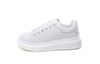 Genuine Leather Women Platform Sneakers Autumn Fashion Sports Little White Shoes Platform Flats Casual Lace Up Woman Comfort Walking Sneakers by Stevvex