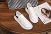 Genuine Leather Women Platform Sneakers Autumn Fashion Sports Little White Shoes Platform Flats Casual Lace Up Woman Comfort Walking Sneakers by Stevvex