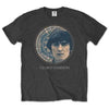 George Harrison Circular Portrait [T-Shirt] by Rock Band Apparel