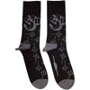 Ghost Symbol Pattern [Socks] by Rock Band Apparel