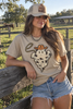 Cowboy Ghost Sequin Patch Tee by Wild Junkie