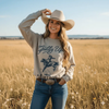 Giddy Up America Graphic Sweatshirt by Wild Junkie