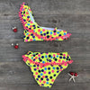 Girls Split Swimsuits Cute Shoulder Swimsuit Toddler Baby Girls 2 Piece Swimsuit Kids Bathing Beach Sun Suit Children Swimwear Bikini Set Girl Swimming Clothes Kids Bathing Suit Beachwear For Summer by Stevvex