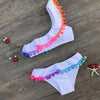 Girls Split Swimsuits Cute Shoulder Swimsuit Toddler Baby Girls 2 Piece Swimsuit Kids Bathing Beach Sun Suit Children Swimwear Bikini Set Girl Swimming Clothes Kids Bathing Suit Beachwear For Summer by Stevvex