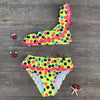 Girls Split Swimsuits Cute Shoulder Swimsuit Toddler Baby Girls 2 Piece Swimsuit Kids Bathing Beach Sun Suit Children Swimwear Bikini Set Girl Swimming Clothes Kids Bathing Suit Beachwear For Summer by Stevvex