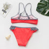Girls Swimsuit Kids Swimwear Cute Print Kids Bikini Sets Girls Swimsuits Two Piece Bathing Suit Sets 3D Printed Swimwear Ruffle Style Children Swimwear Kids Beach Wear 2-16 Year by Stevvex