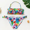 Girls Swimsuit Kids Swimwear Cute Print Kids Bikini Sets Girls Swimsuits Two Piece Bathing Suit Sets 3D Printed Swimwear Ruffle Style Children Swimwear Kids Beach Wear 2-16 Year by Stevvex