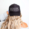 Ask Your Dad Trucker Hat by Hey Jude Graphic Tees