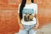 God Bless America Cowboy Trump Graphic Tee by Wild Junkie