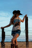 God Bless America Cowboy Trump Graphic Tee by Wild Junkie
