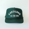 God Is Good Trucker Hat by Hey Jude Graphic Tees