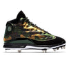 "Gold Army" Jordan 13 Retro Cleats by Stadium Custom Kicks