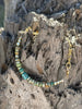 Gold Desert Turquoise Beaded Bracelet by Wild Junkie