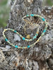 Gold Desert Turquoise Beaded Necklace by Wild Junkie