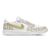 "Gold Jaguar" Jordan 1 Golf Shoes by Stadium Custom Kicks