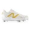 "Gold Marble" New Balance FuelCell 4040v7 Cleats by Stadium Custom Kicks