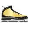 "Gold Splatter" Jordan 9 Retro Cleats by Stadium Custom Kicks