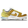 "Gold & White Dunk" Nike Force Zoom Trout 7 Pro Cleats by Stadium Custom Kicks