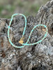 Golden Turquoise Trail Heishi Beaded Necklace by Wild Junkie