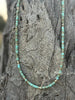 Golden Turquoise Trail Heishi Beaded Necklace by Wild Junkie