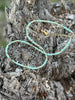 Golden Turquoise Trail Heishi Beaded Necklace by Wild Junkie