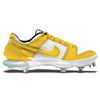 "Golden Yellow & White Dunk" Nike Force Zoom Trout 7 Pro Cleats by Stadium Custom Kicks