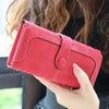 Gorgeous Matte Leather Long Wallet For Women And Lady Purse High Quality Female Wallets Card Holder Clutch Carteras by Stevvex
